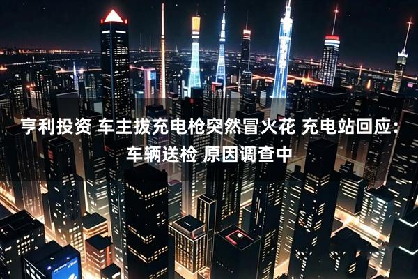 亨利投资 车主拔充电枪突然冒火花 充电站回应：车辆送检 原因调查中